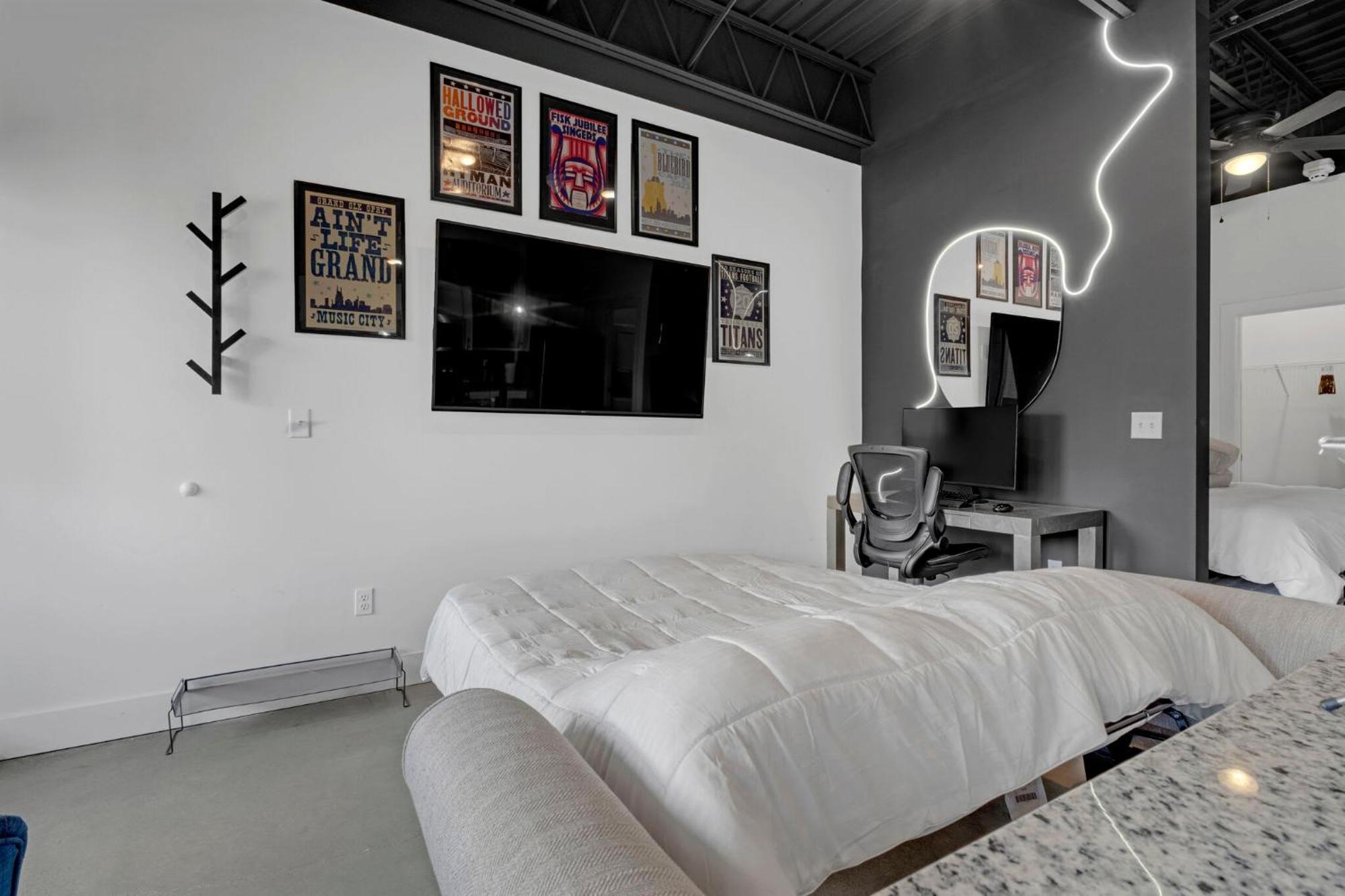 New Studio Sleeps 4 - 7 Mins To Dwtn Nashville Buitenkant foto