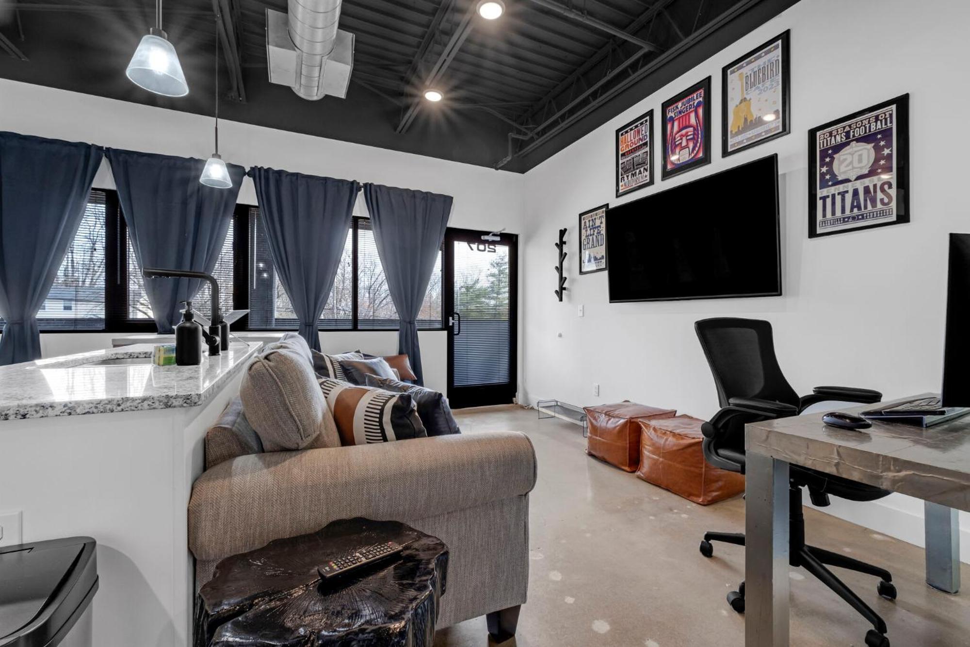 New Studio Sleeps 4 - 7 Mins To Dwtn Nashville Buitenkant foto