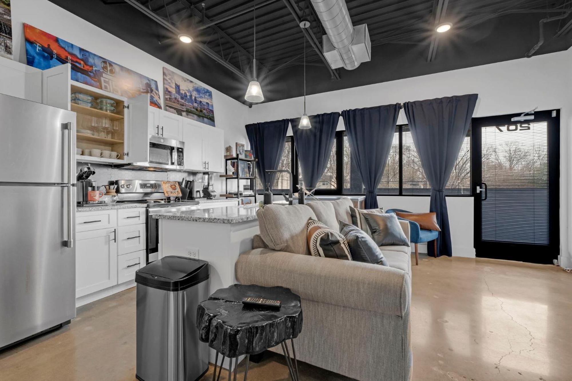 New Studio Sleeps 4 - 7 Mins To Dwtn Nashville Buitenkant foto